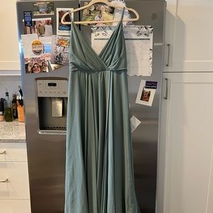 BHLDN Sage Bridesmaid Dress Size Medium